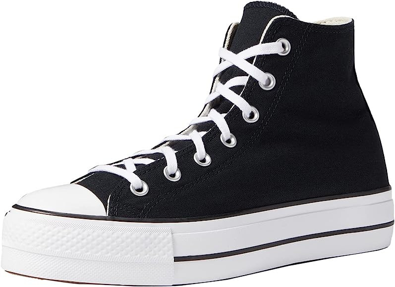 Converse Women's Chuck Taylor All Star Lift Platform Denim Fashion Sneakers | Amazon (US)