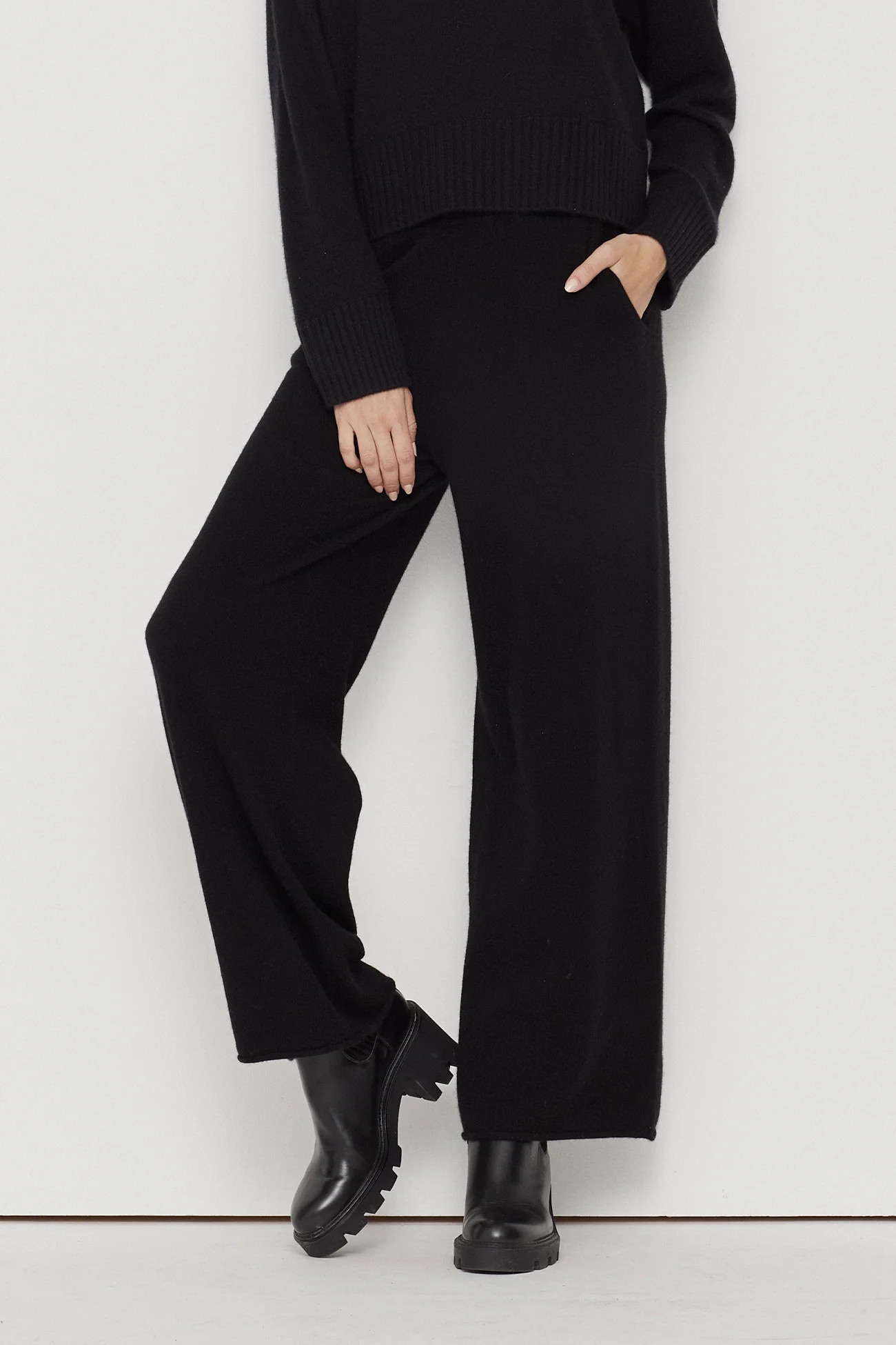 ELOISE WIDE LEG PANTS | NAKED CASHMERE