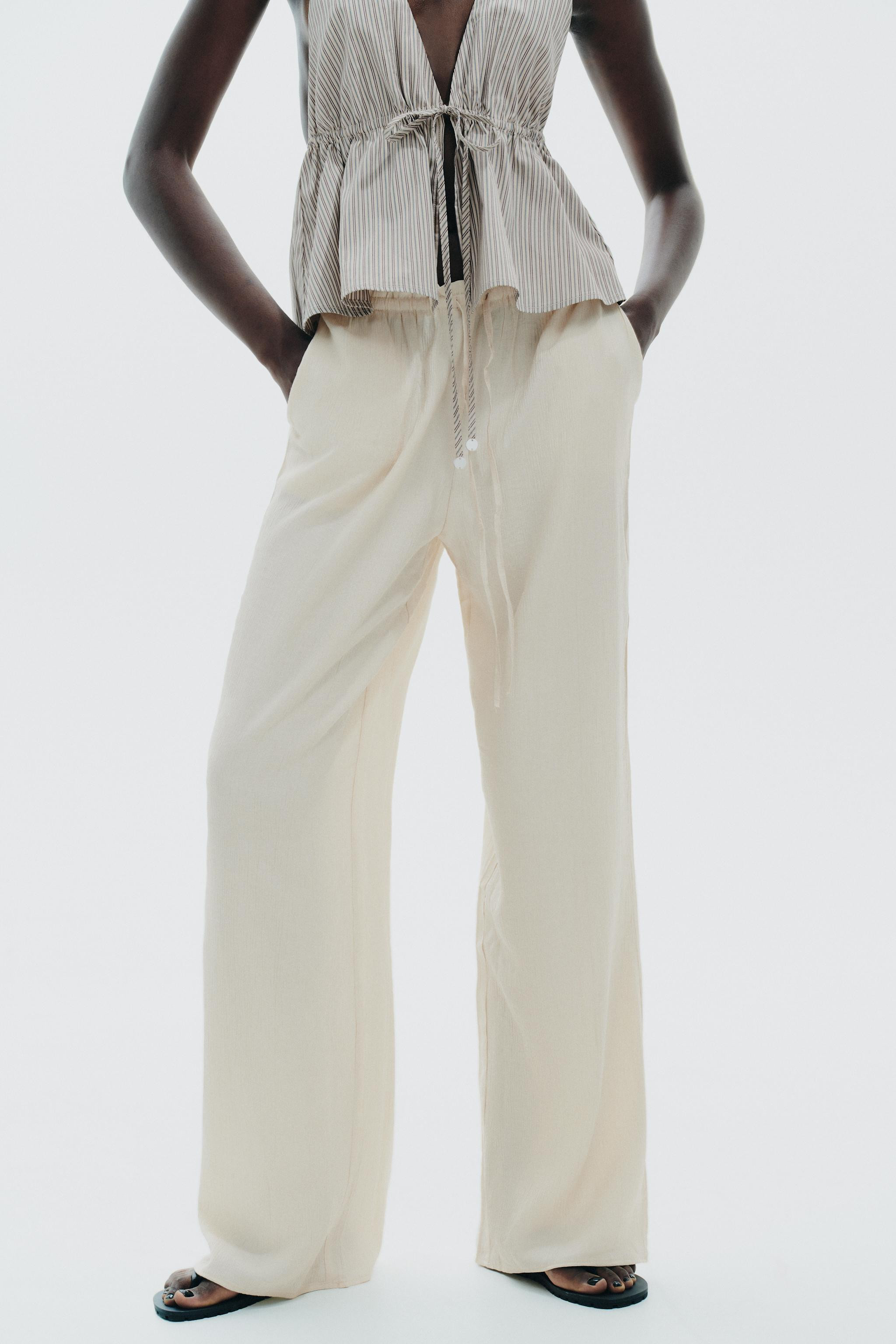 TEXTURED TROUSERS | Zara UK