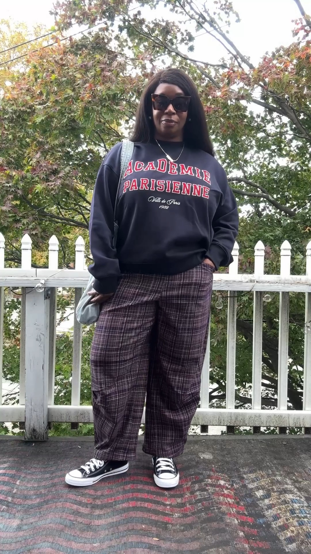Fall OOTD: 
Top is XL
Pants are a Medium
Kicks are an 8


#LTKStyleTip #LTKMidsize #LTKPetite