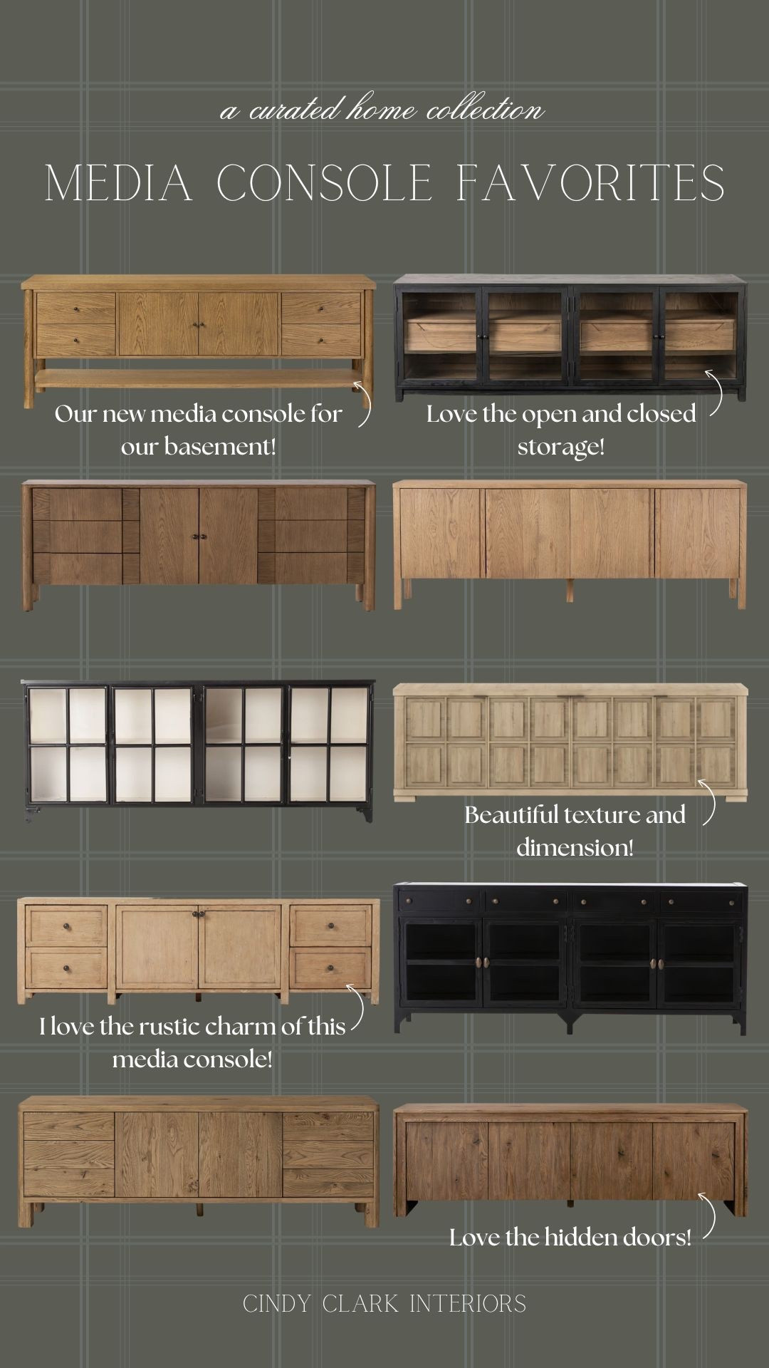 After seven years of living in our home, I finally found the perfect media console for our basement! I picked out the Roark from Layla Grayce and it’s absolutely perfect. A mix of closed storage, traditional wood tones, and contemporary open shelving. Now through 1/10/26 you can use code LGCINDY10 to save! 

#LTKSaleAlert #LTKHome