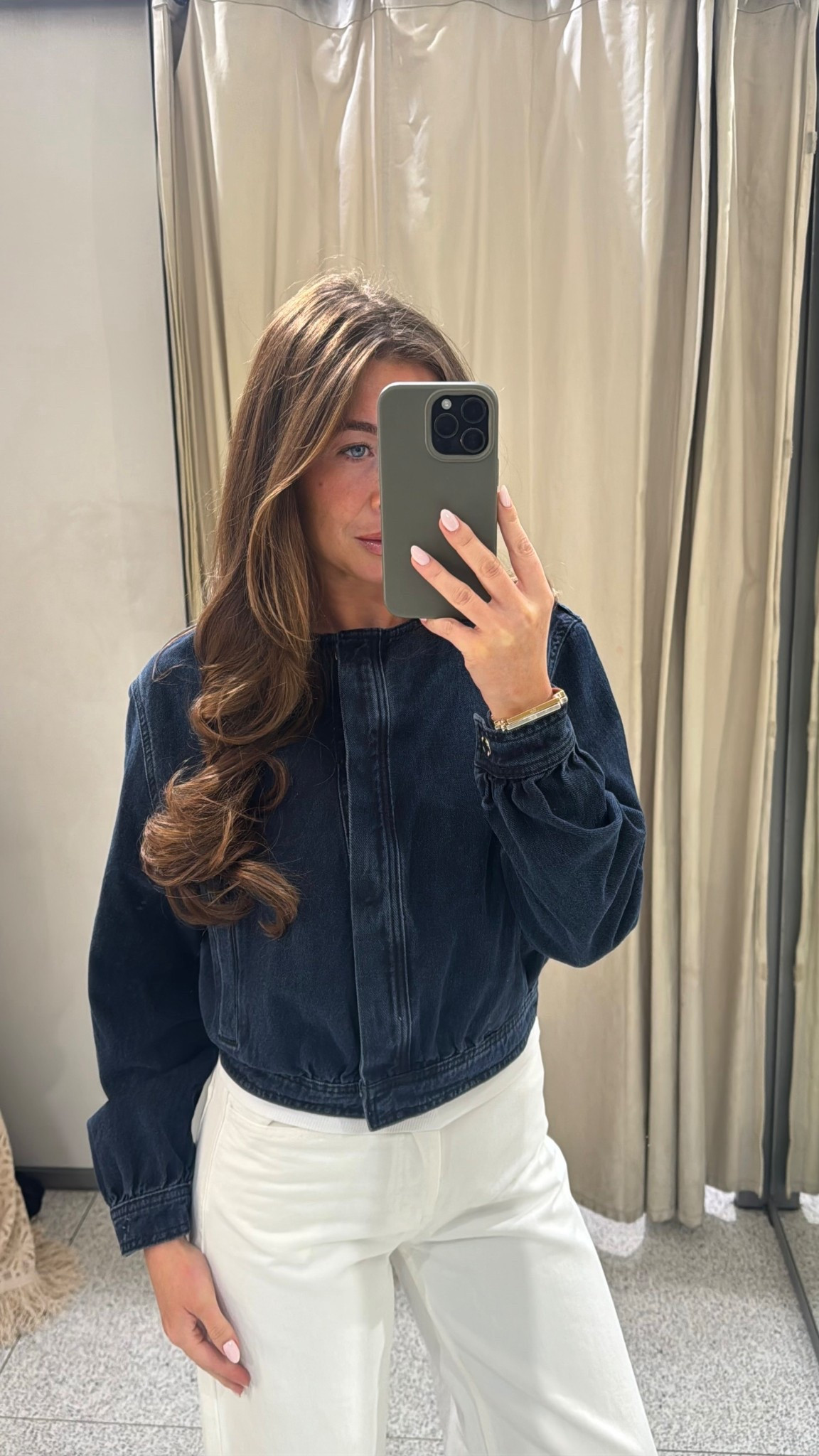 Zara denim bomber jacket 

#LTKspring #LTKuk #LTKeurope