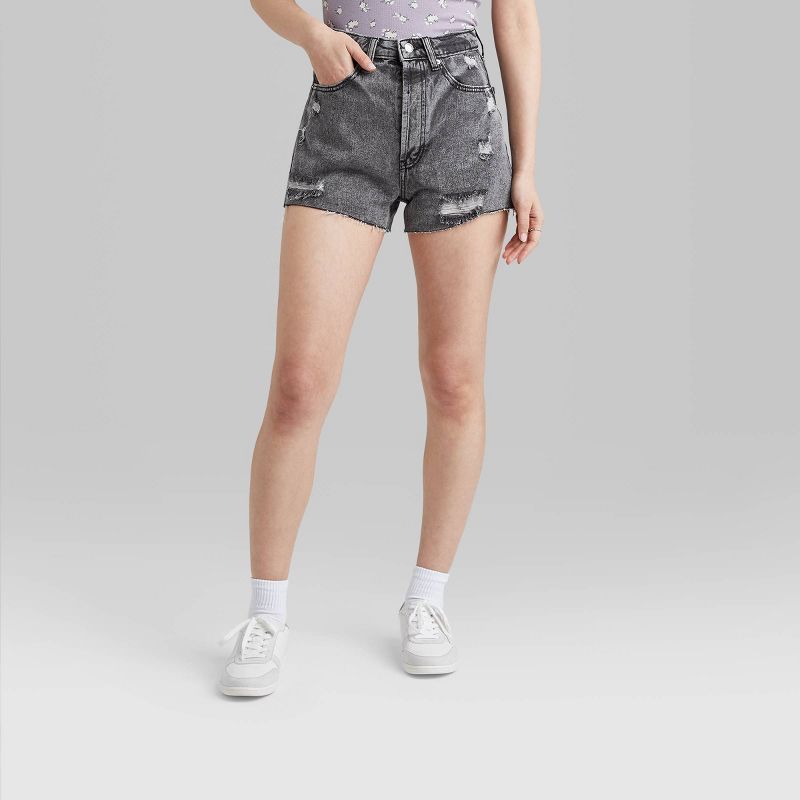 Women's Super-High Rise Cut-Off Jean Shorts - Wild Fable™ | Target