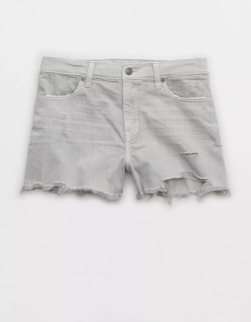 Aerie Distressed Daydream Denim Short | American Eagle Outfitters (US & CA)