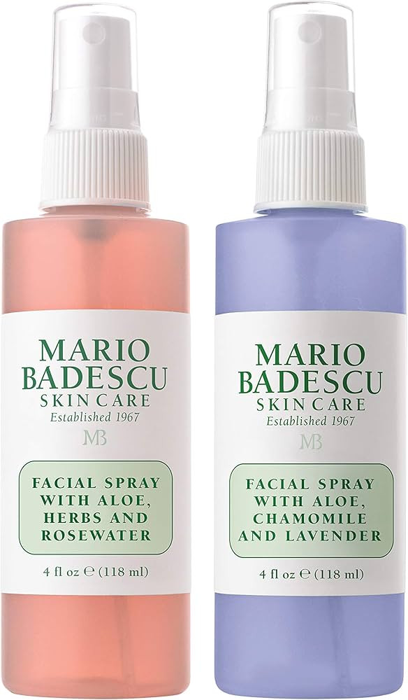 Mario Badescu Facial Spray Aloe, Rose Water and Chamomile - Lavender Duo for Face, Neck or Hair, ... | Amazon (US)