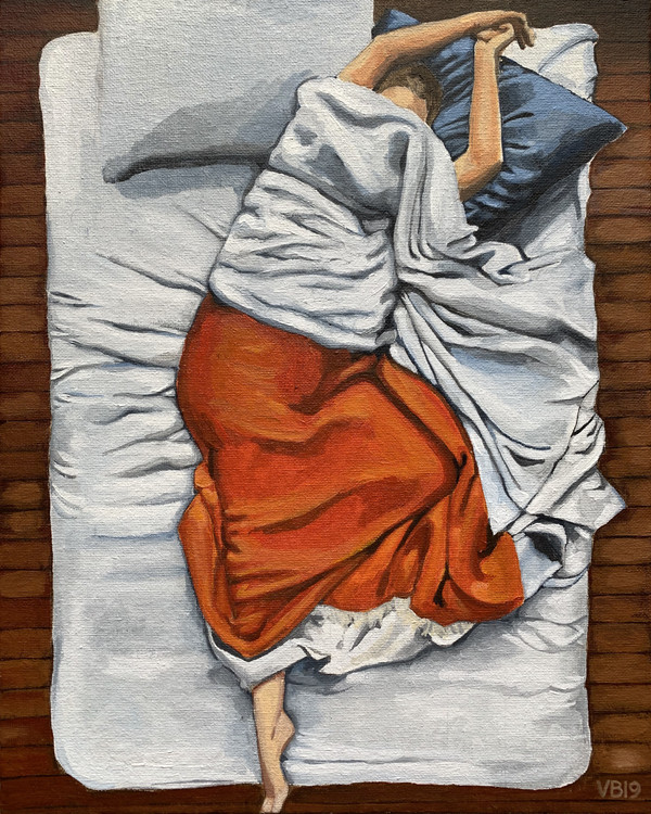 Helen on the Air Mattress | Artfully Walls