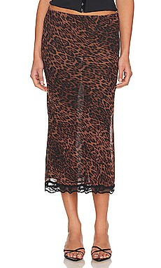 Bella Venice The Roxy Skirt in Leopard from Revolve.com | Revolve Clothing (Global)