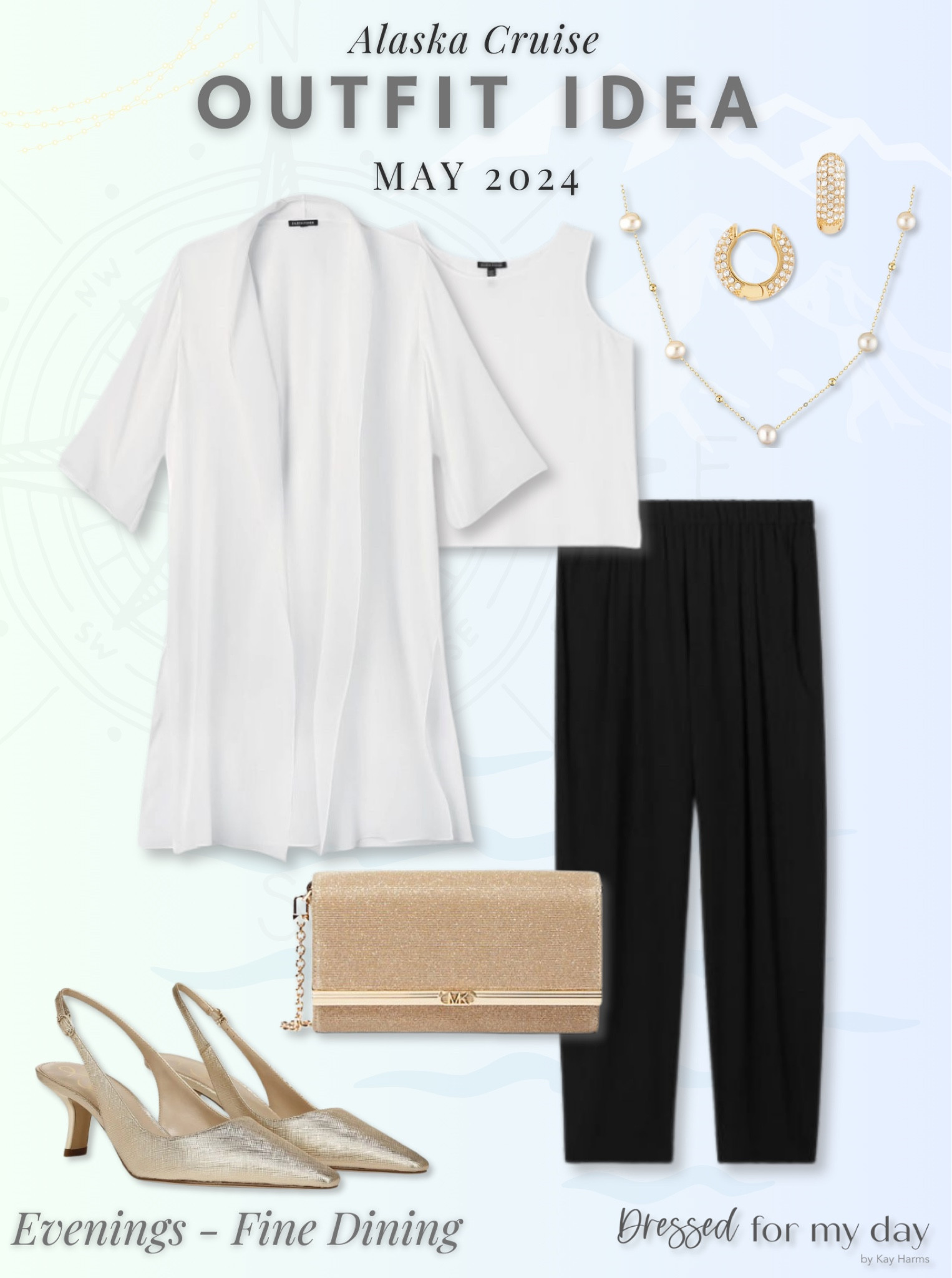 Evening wear outfit inspiration for my upcoming Alaskan cruise.✨ 

#LTKOver40 #LTKStyleTip #LTKTravel