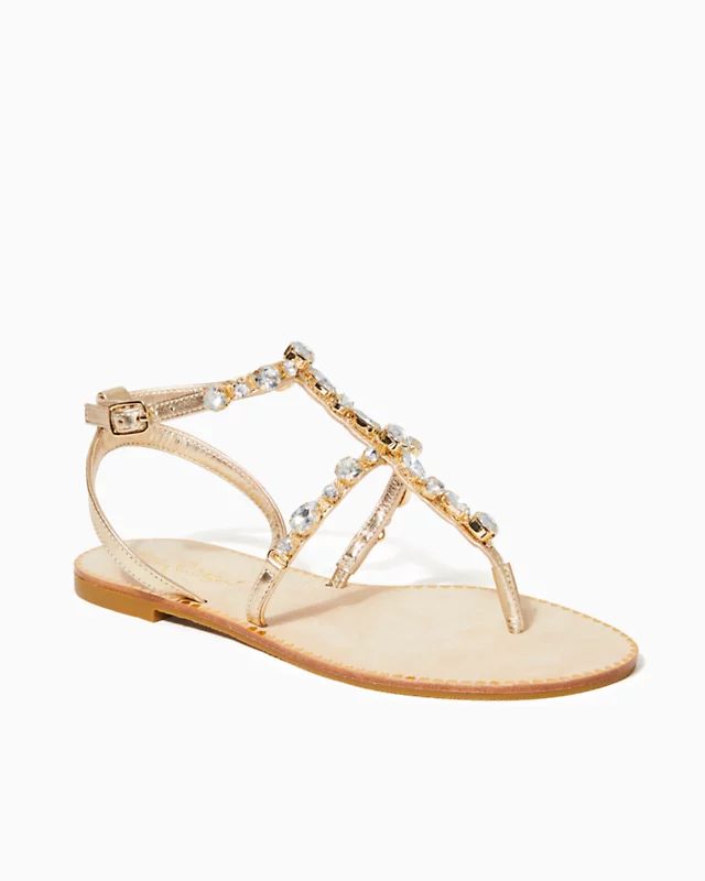 Abbi Leather Sandal | Lilly Pulitzer