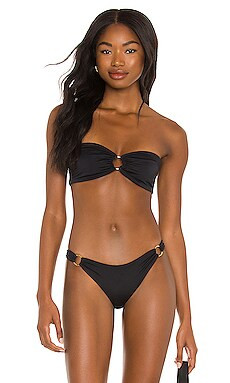 Joues de Sable Hanna Bikini Top in Midnight from Revolve.com | Revolve Clothing (Global)