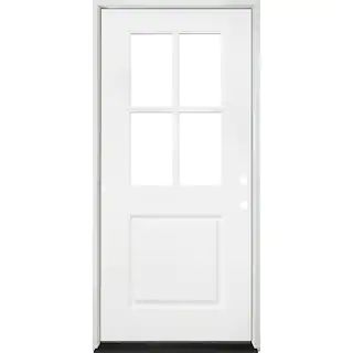 Steves & Sons Legacy Collection Customizable Fiberglass Prehung Front Door 552936 - The Home Depo... | The Home Depot