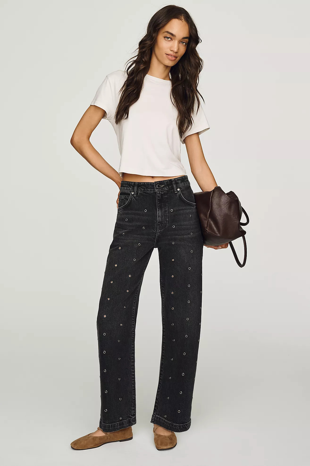 AG Jeans Hattie High Rise Barrel Jeans | Anthropologie (US)