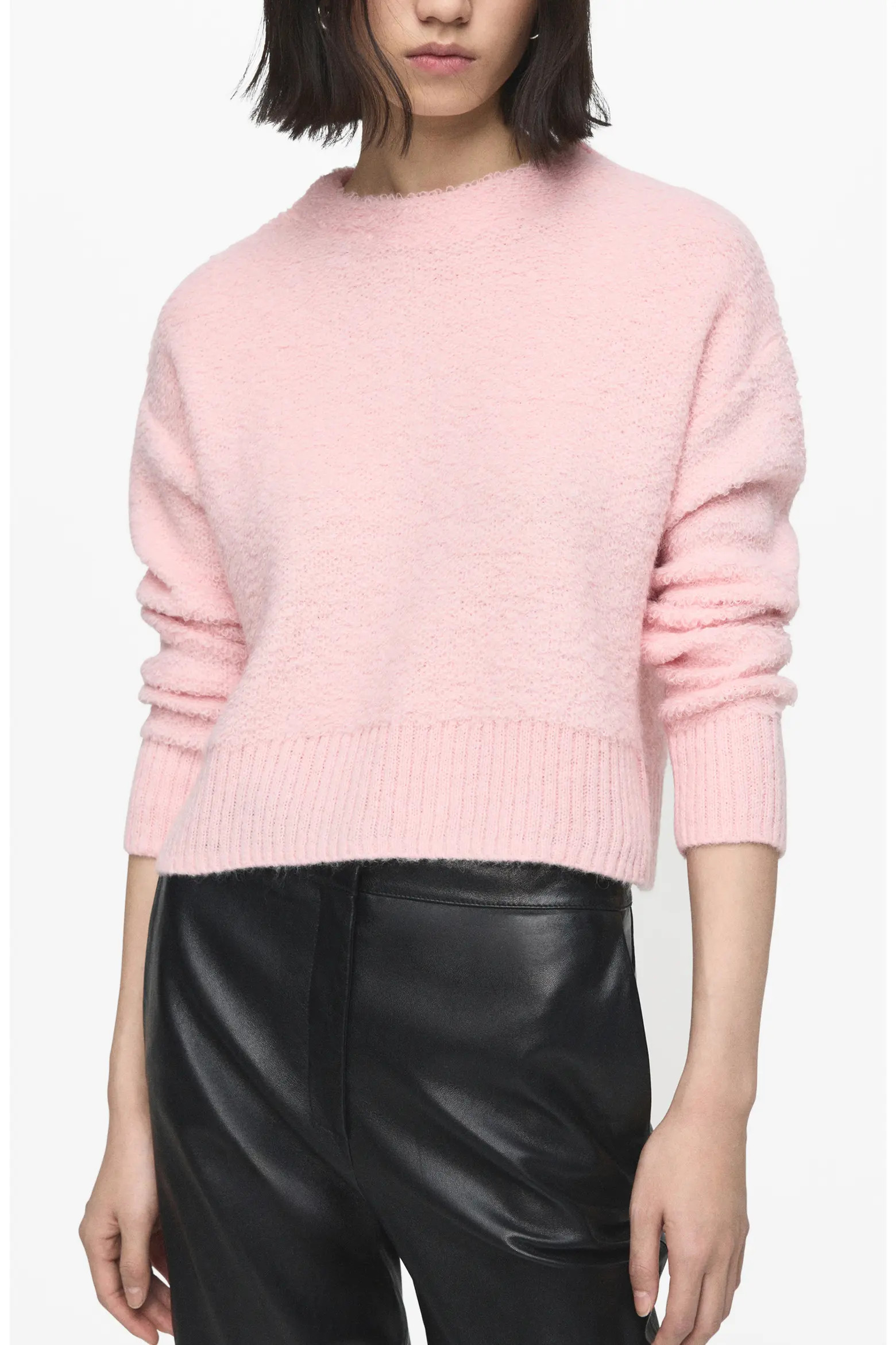 MANGO Boxy Crewneck Sweater (Women) | Nordstrom | Nordstrom