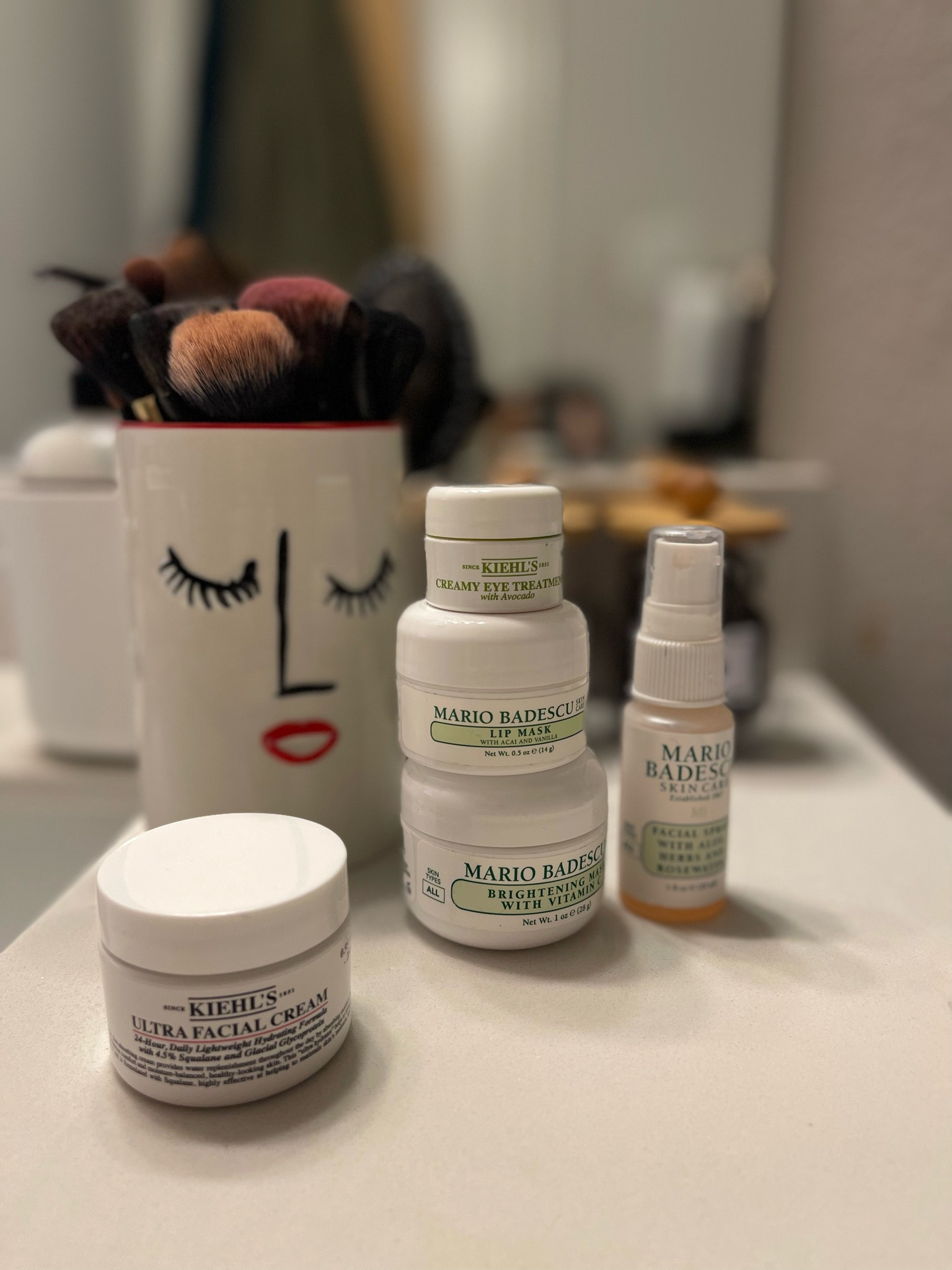 A little skincare refresh! I use these products daily / weekly to keep my skin glowing and healthy! 

Vitamin C face mask 1-2x a week for glowing skin, eye cream to refresh under eyes and lip mask to battle the dry weather, all by Mario Badescu. I’m also loving this Kiehls face moisturizer, I use it on the daily!


#LTKbeauty #LTKfindsunder100 #LTKsalealert