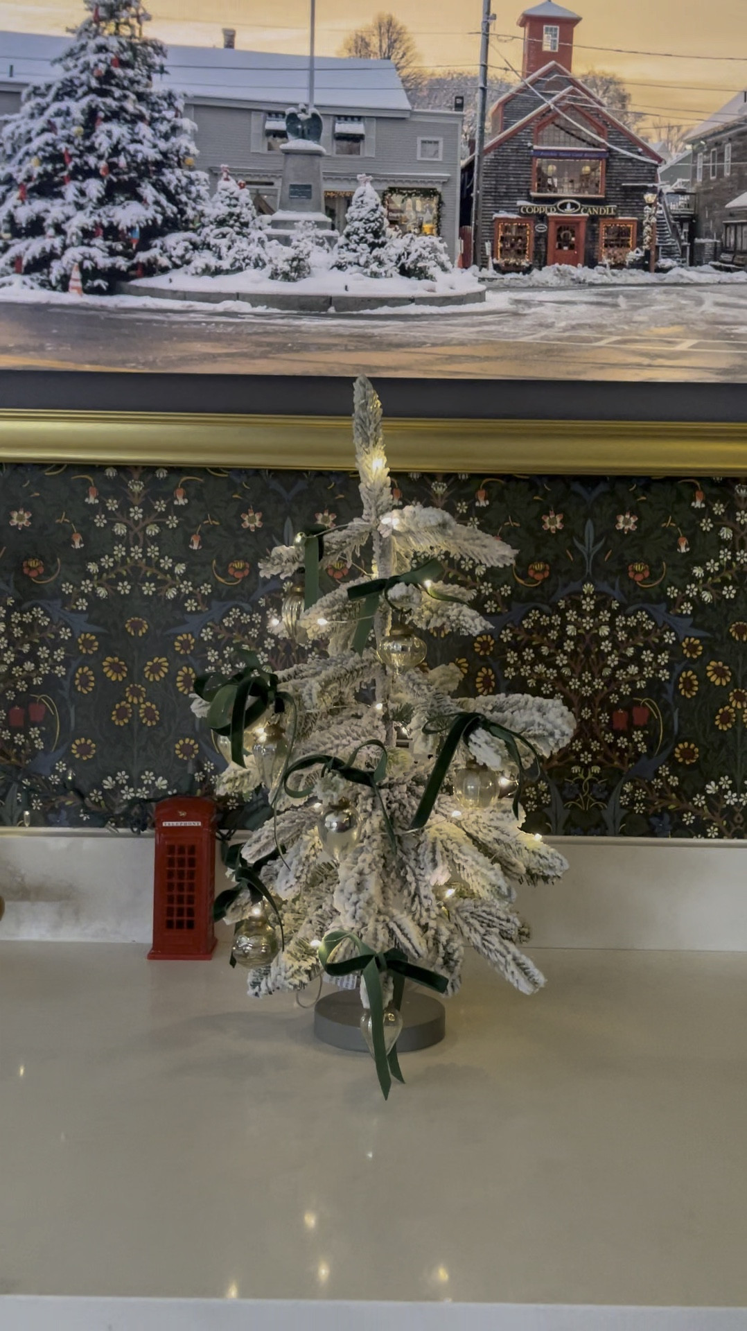 I love this little tree! The mercury glass ornaments are several years old - I’m linking to very similar ones. I tied them to the tree with velvet ribbon and added some lights. So easy and such an elegant look!


#LTKHoliday #LTKHome