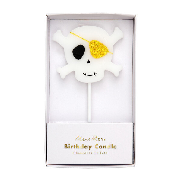 Large Skull & Crossbones Candle | Maisonette