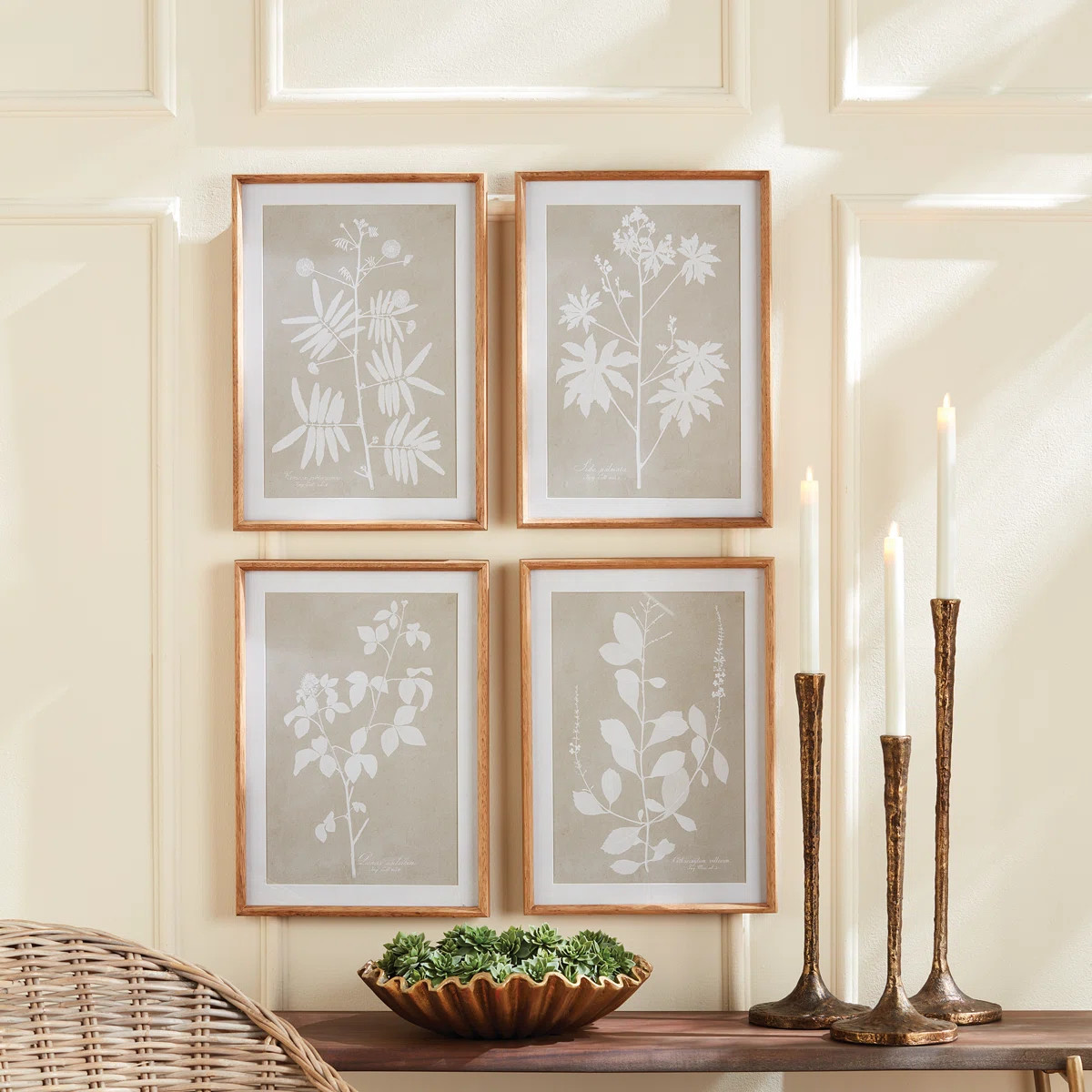 Birch Lane™ Foliage - 4 Piece Picture Frame Painting Set & Reviews | Wayfair | Wayfair North America