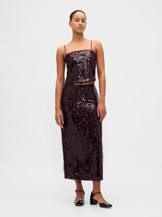Sequin Maxi Skirt | Gap (US)