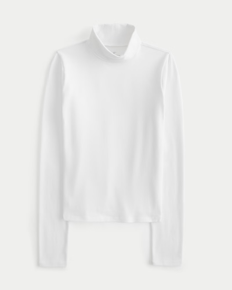 Longer-Length Turtleneck Top | Hollister (US)
