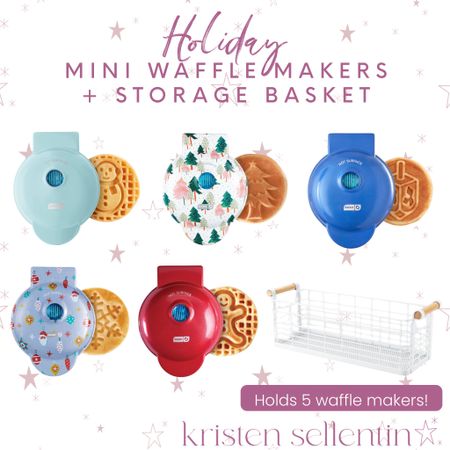 Holiday mini waffle makers under $11 for your Christmas breakfasts at Target 

I store mine in this basket, it holds 5 mini waffle makers.  

#target #targetstyle #wafflemaker #holiday #entertaining #kitchen #family #party 



#LTKHoliday #LTKfamily #LTKhome