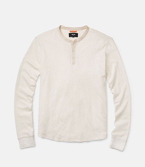 Woven Placket Henley | Jack Spade