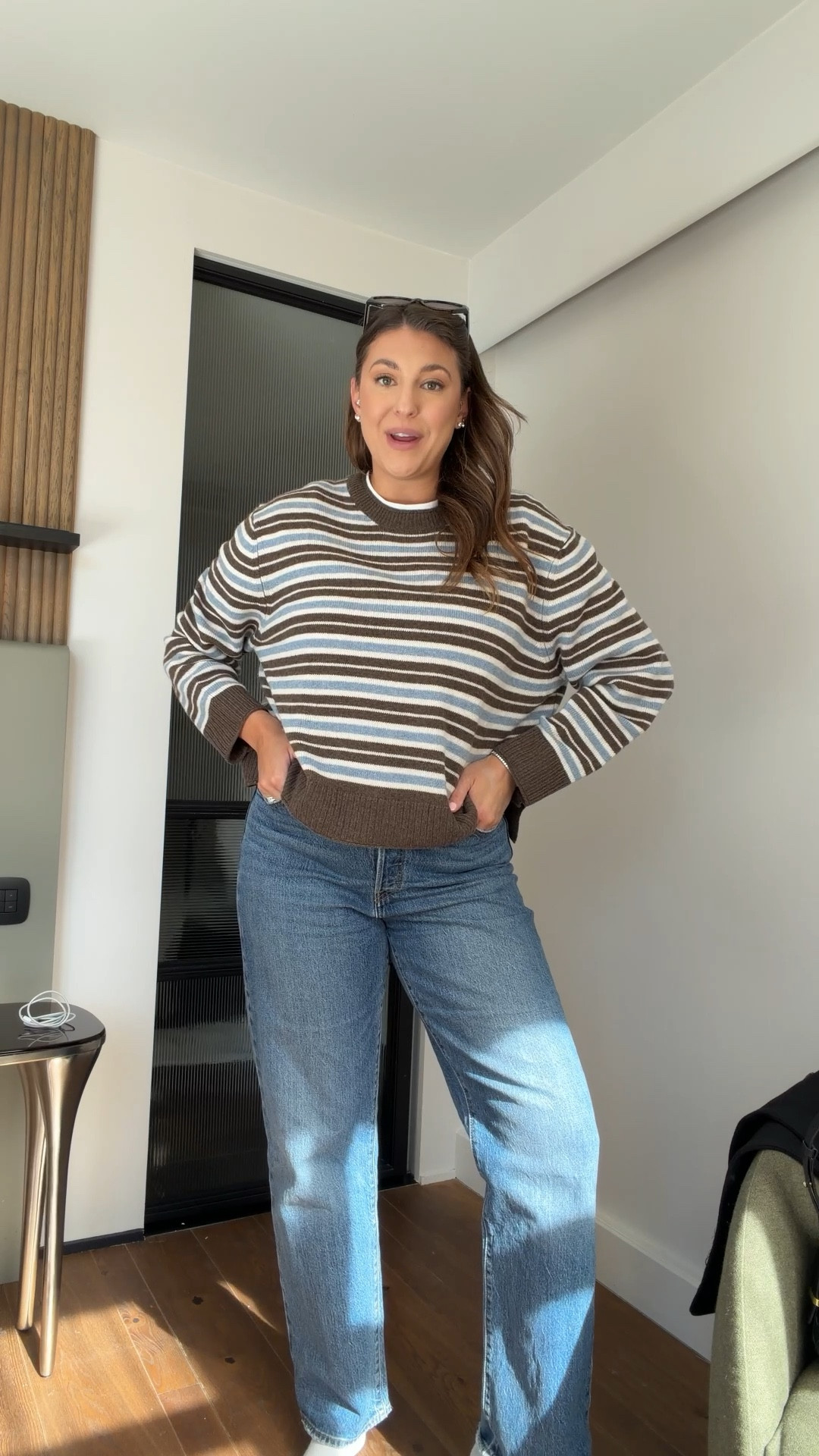 Easy stripes + denim

striped sweater, casual outfit, mom style, everyday look, blue jeans outfit, fall outfit, neutral style, effortless outfit

#LTKSeasonal #LTKMidsize #LTKTravel