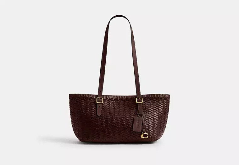 Woven Swing Tote Bag | Coach (UK)