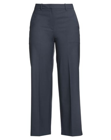 Theory Woman Pants Navy blue Size 8 Wool, Elastane | YOOX (US)