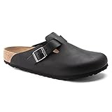 Birkenstock 1023458142 Boston G Vnt Black LTR R 42 | Amazon (US)