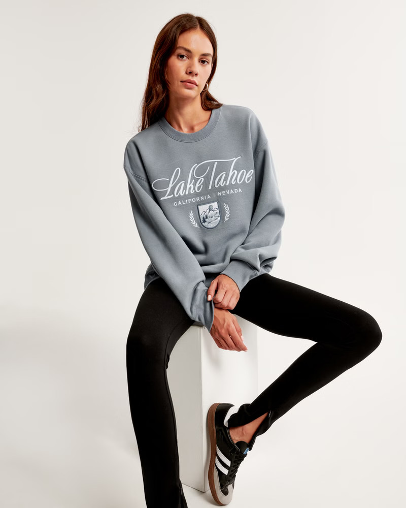 Ski Destination Vintage Sunday Crew | Abercrombie & Fitch (US)