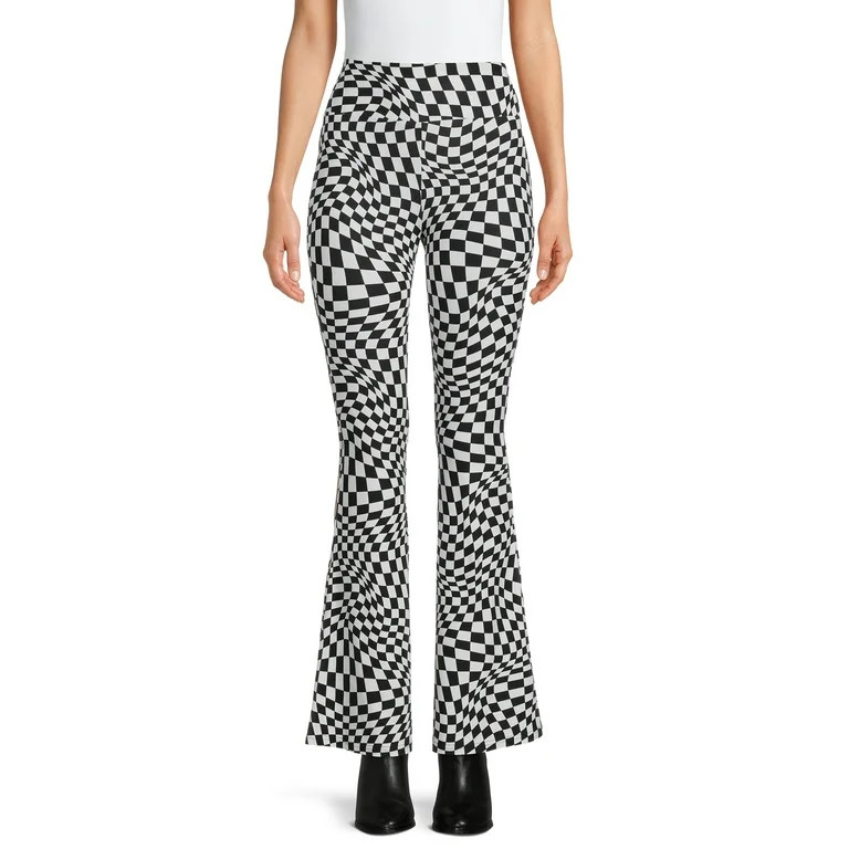 No Boundaries Juniors' Knit Flare Pants | Walmart (US)
