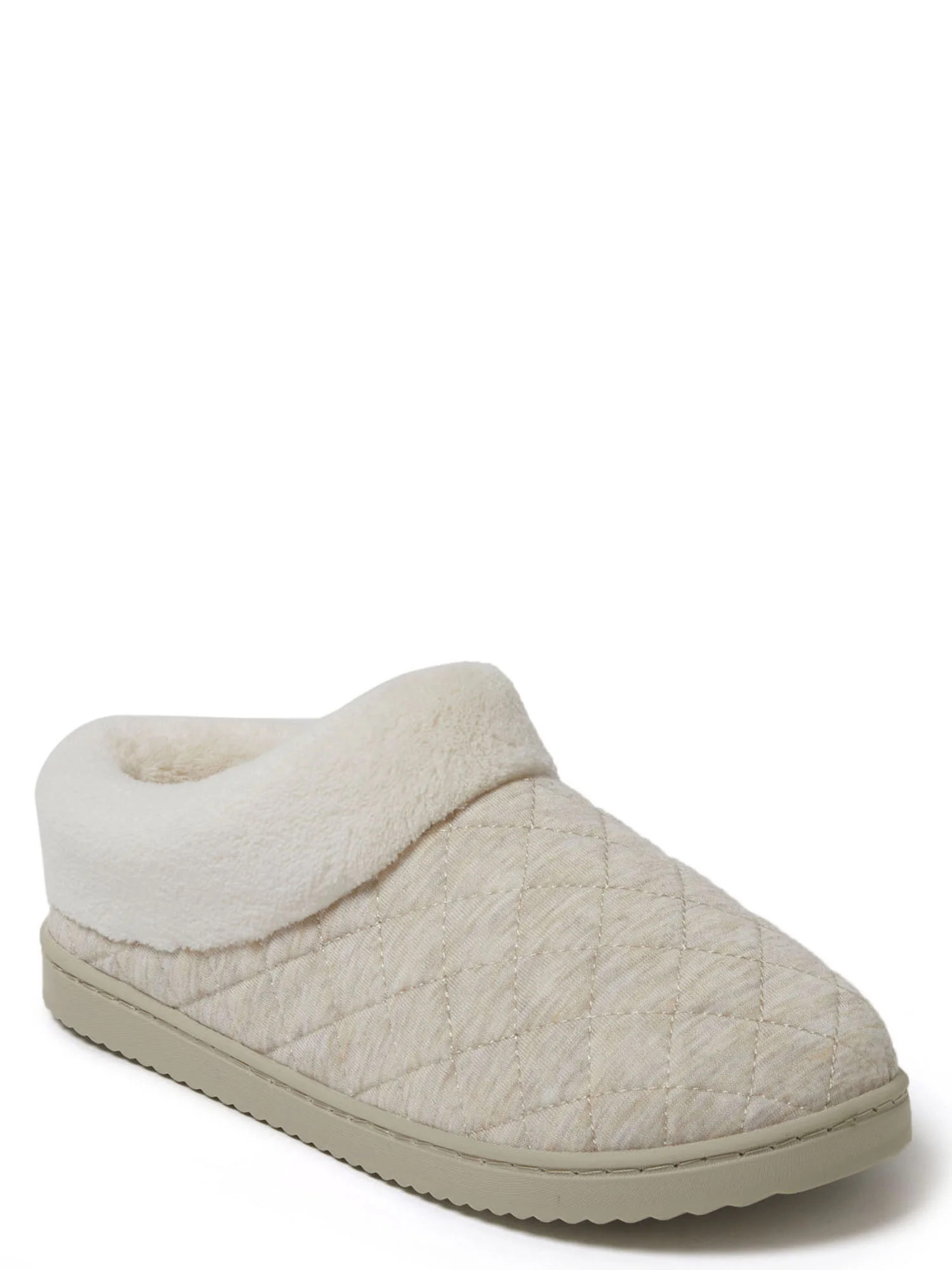 Dearfoams Cozy Comfort Women's Quilted Jersey Clog | Walmart (US)
