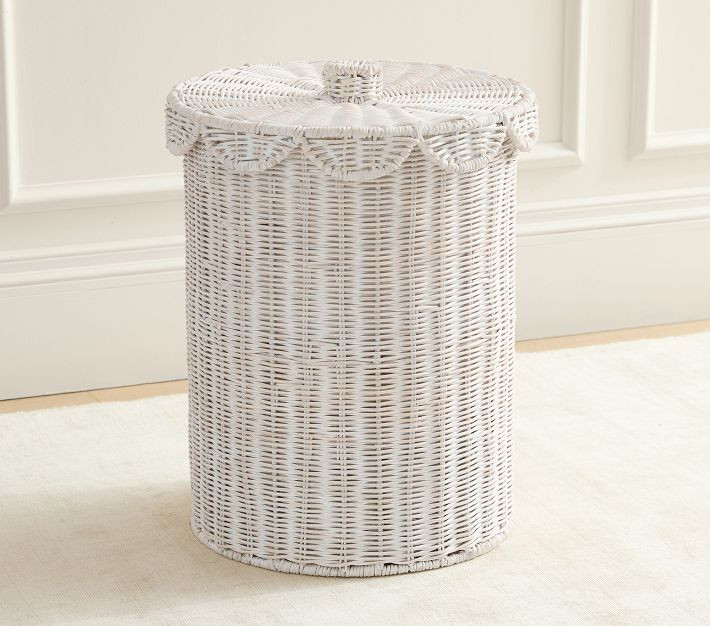 Palmer Scalloped Hamper | Pottery Barn Kids