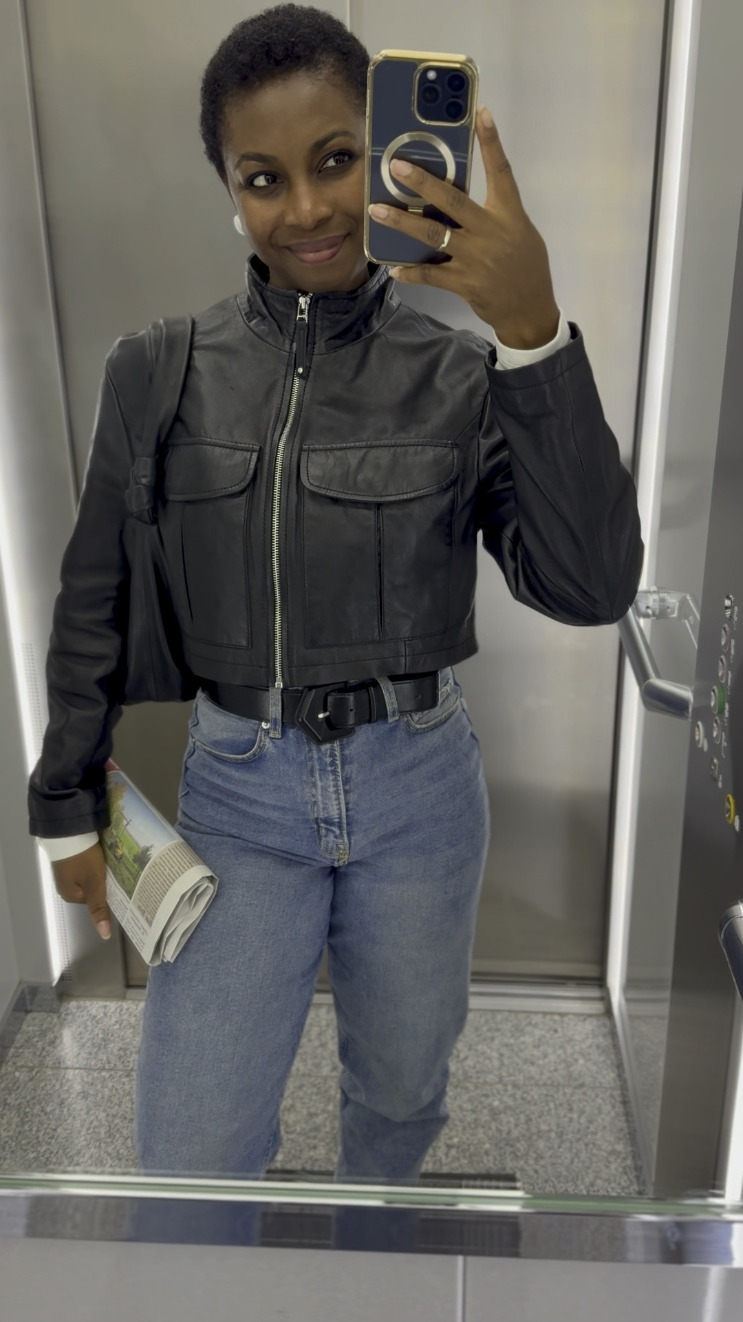 Crop biker jacket. An essential wardrobe must have 👍

#LTKautumn #LTKstyletip #LTKeurope