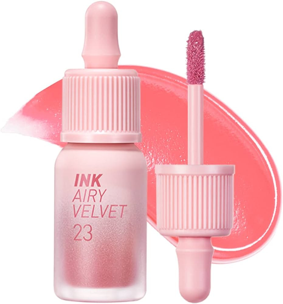 Peripera Ink Airy Velvet Lip Tint, Liquid Lip (0.14 fl oz, 023 IN THE PEACHLIGHT) | Amazon (US)