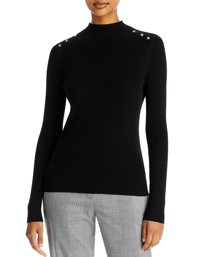 BOSS Fortney Button Shoulder Sweater Women - Bloomingdale's | Bloomingdale's (US)