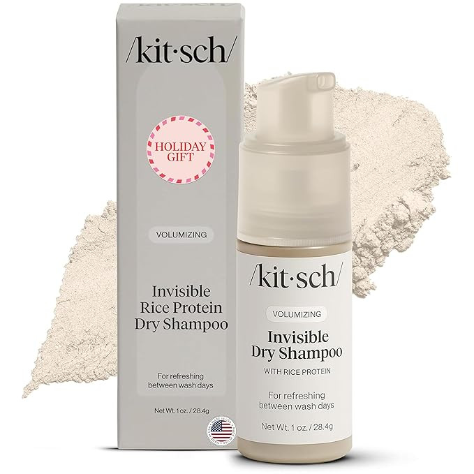 Kitsch Volumizing Rice Protein Dry Shampoo Powder - Dry Shampoo for Women & Men, No White Cast, A... | Amazon (US)