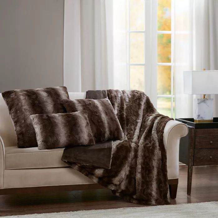 Marselle Oversized Faux Fur Throw | Target