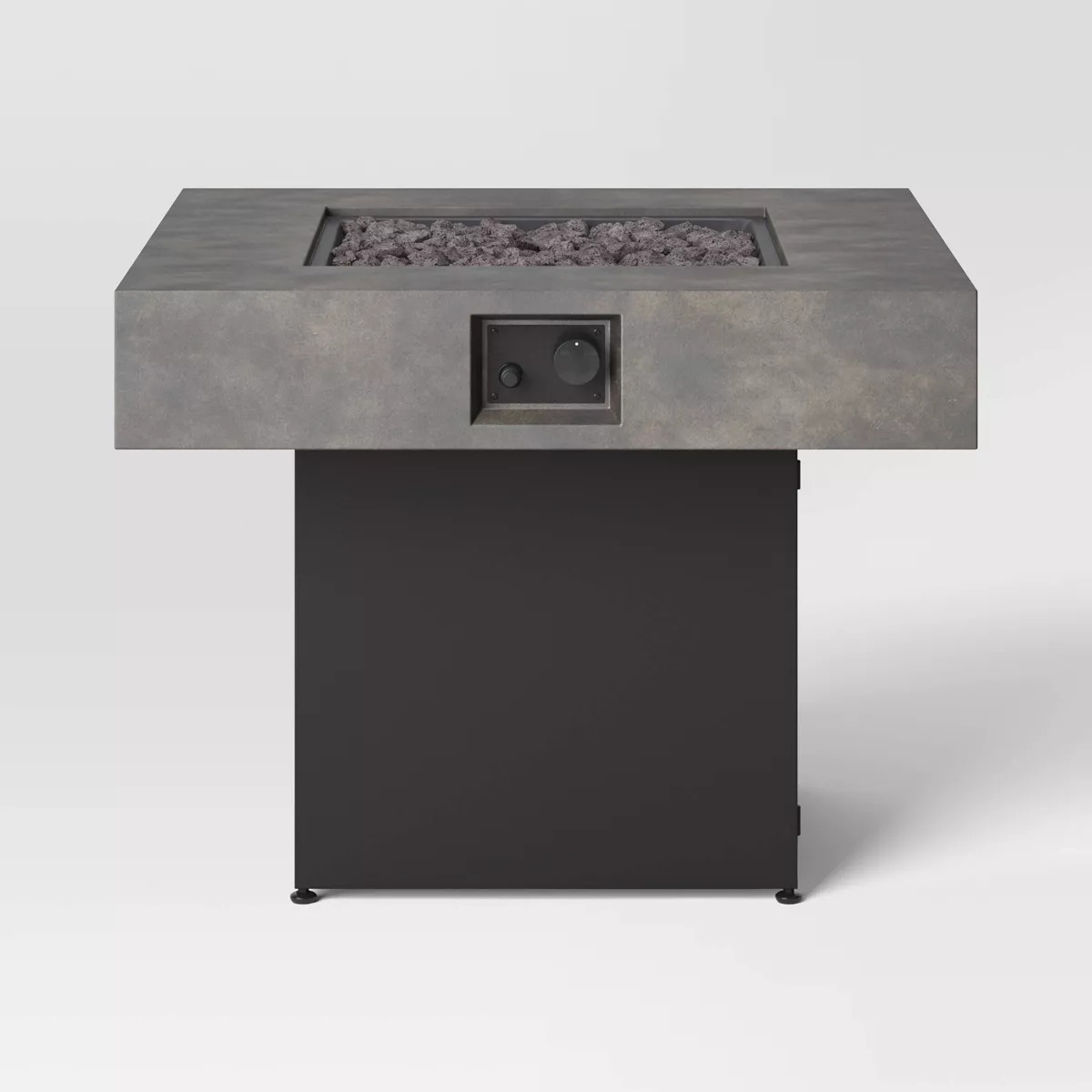 34" Square Liquid Propane Fire Pit - Gray - Threshold™ | Target