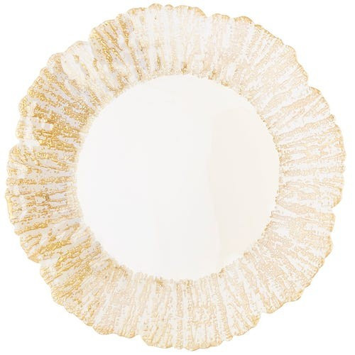 Gold Luster Rim Charger Plate | Pier 1 Imports