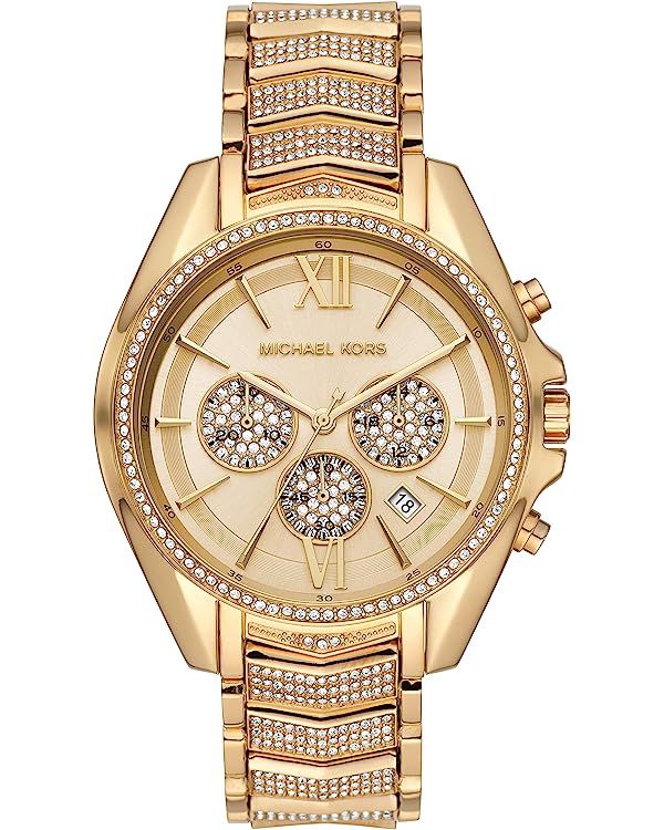 Michael Kors Whitney Stainless Steel Watch With Glitz Accents | Amazon (US)