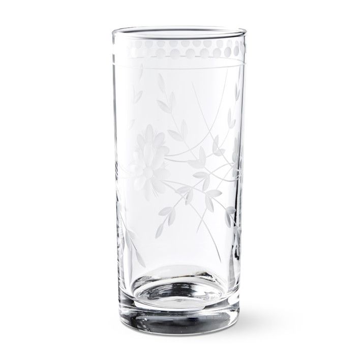 Vintage Etched Highball Glasses | Williams-Sonoma