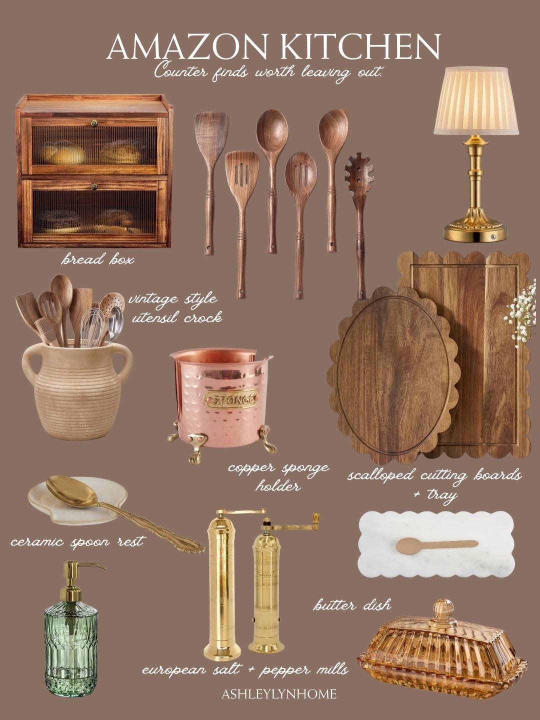 Kitchen counter finds worth leaving out. Pretty, practical essentials that make even the everyday corners feel collected. Warm wood, natural materials, and vintage-inspired details. Tap below to shop!

#LTKHome