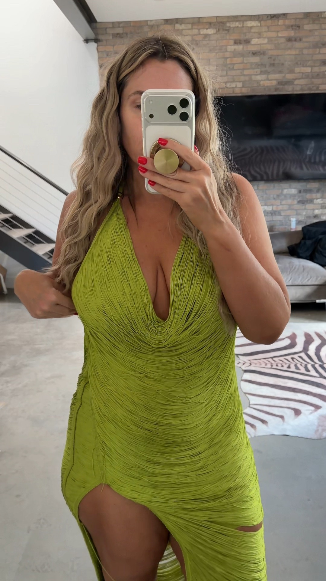 absolutely stunning I love fringe for the movement super flirty and also the texture conceals! 

Soooooo cute size XL a bit of stretch but I would not size down my think would be busting out.

Linked other options too 

@AKIRA

#LTKOver40