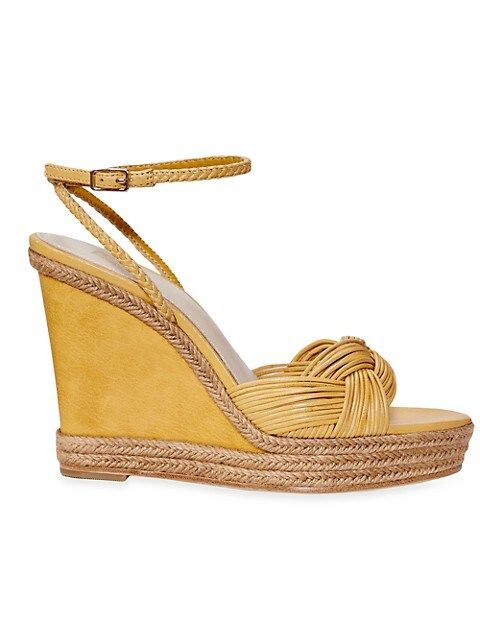 Taryn Leather Wedge Sandals | Saks Fifth Avenue