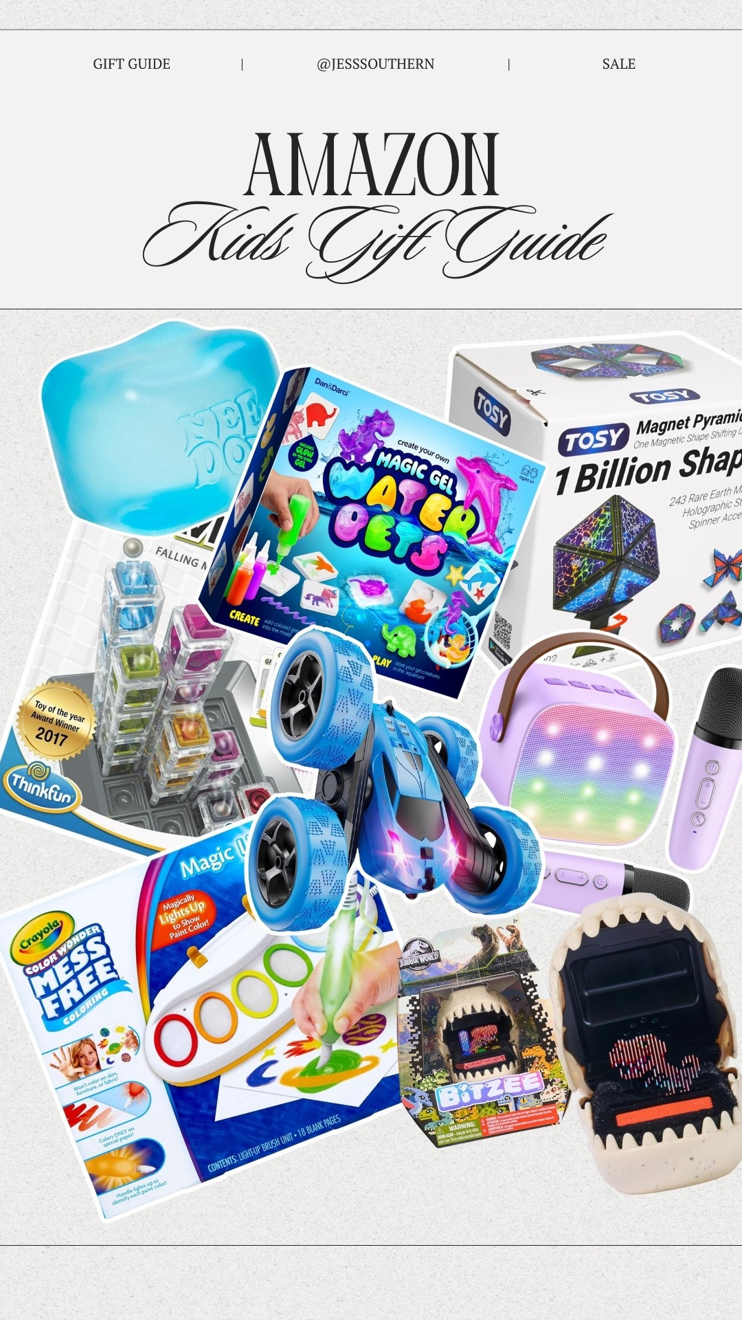 Gift Guide for Kids 🎁
Cute, fun, and parent-approved -from cozy pajamas to the toys they’ll open first.
Everything is linked on LTK! #GiftGuideForKids #KidsGifts #HolidayGifts 

#LTKHoliday #LTKKids #LTKGiftGuide