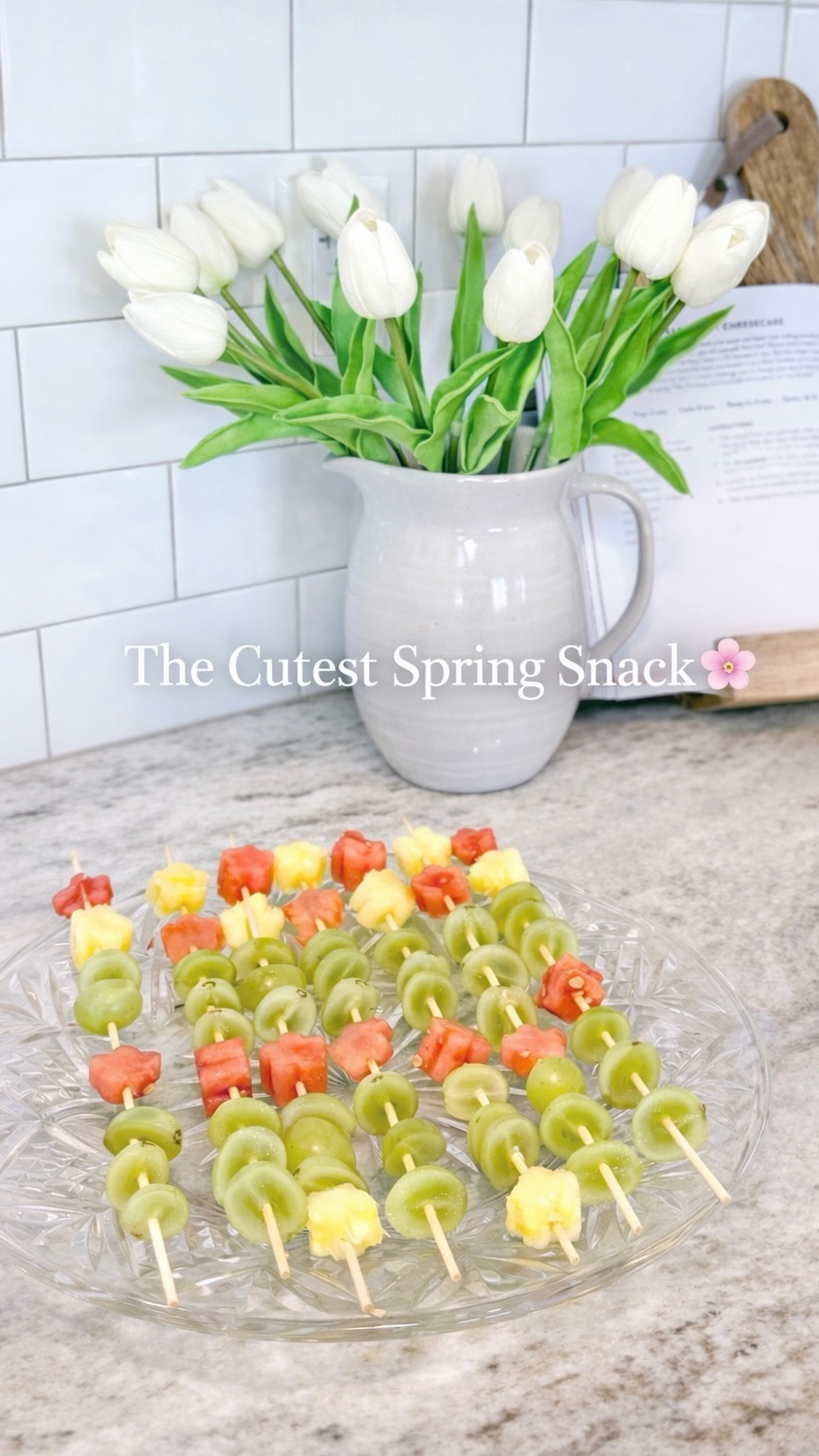 Flower fruit skewers for spring 🌸
The easiest party snack idea.

#springparty #fruitideas #momlife #kidsnacks #easysnack 

#LTKfoodie #LTKmomlife #LTKHome
