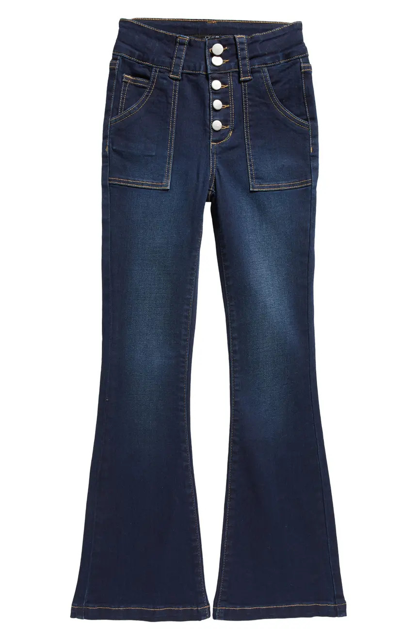 Kids' High Waist Flare Leg Jeans | Nordstrom