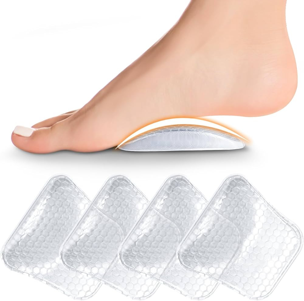 Arch Support Inserts Women for Flat Feet, Gel Arch Inserts for Plantar Fasciitis Relief, Non-Slip... | Amazon (US)