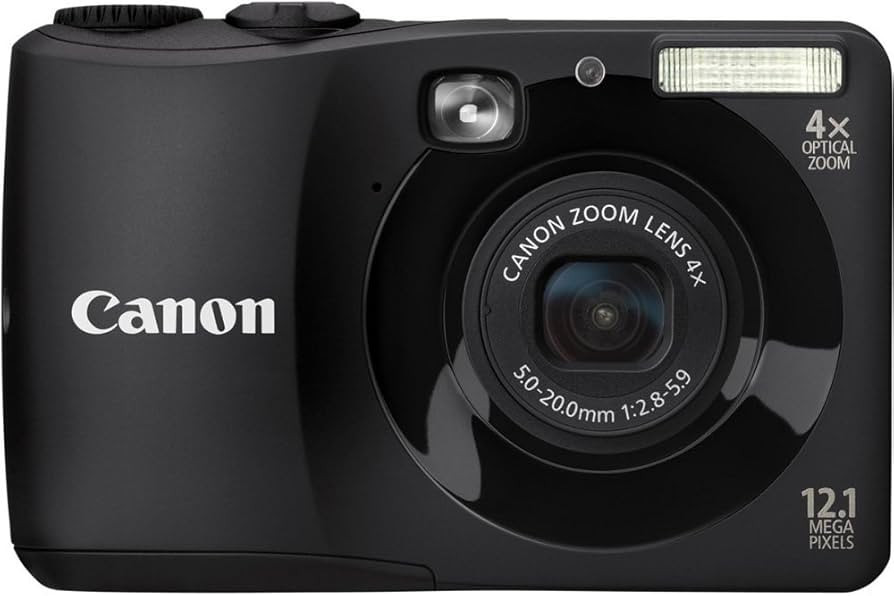 Canon Powershot A1200 12.1 MP Digital Camera with 4x Optical Zoom (Black) | Amazon (US)
